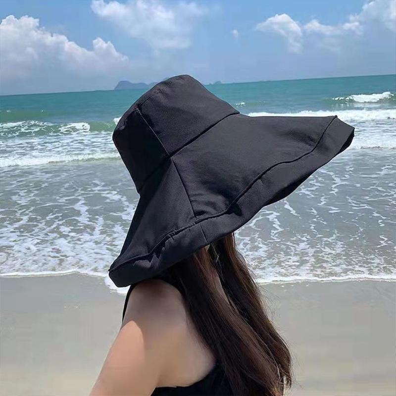 Fashionable And Casual Fisherman Hat For Women'S Summer Anti Uv Sunshade Hat