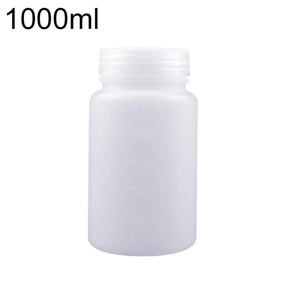 1000ml Plastic Storage Bottle for Chemical Liquid Vial Reagent Lab Supply Empty