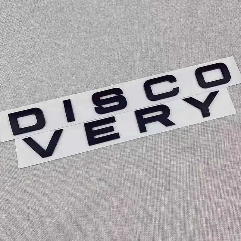 Car Bonnet Rear Trunk Logo Letters Badge 3D Emblem Sticker For Land Rover Discovery 2 3 4 Range Rover Freelander SV SVR Velar jvhn2
