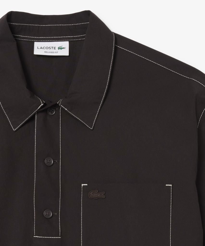 Мужская белая рубашка-свитер LACOSTE Ch1268-56G 3La