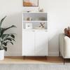 VidaXL Highboard White 60x36x110 Cm Engineered Wood 831484