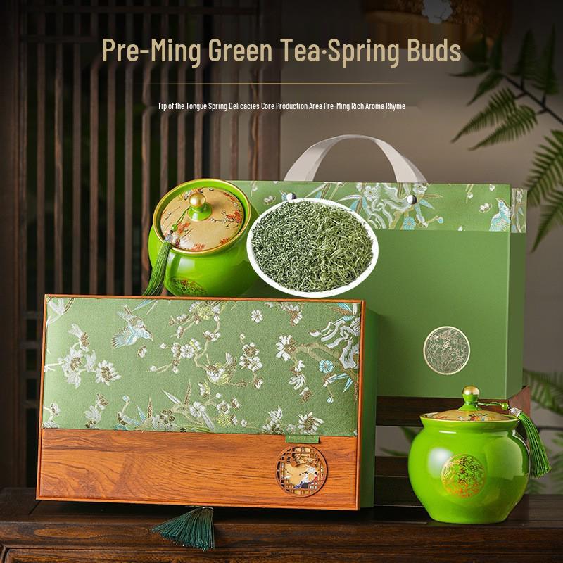 «Премиальный зеленый чай Билуочунь»: Ранний урожай Цинмин, яркий вкус; Идеально подходит для личного пользования или в качестве дорогого подарка».
