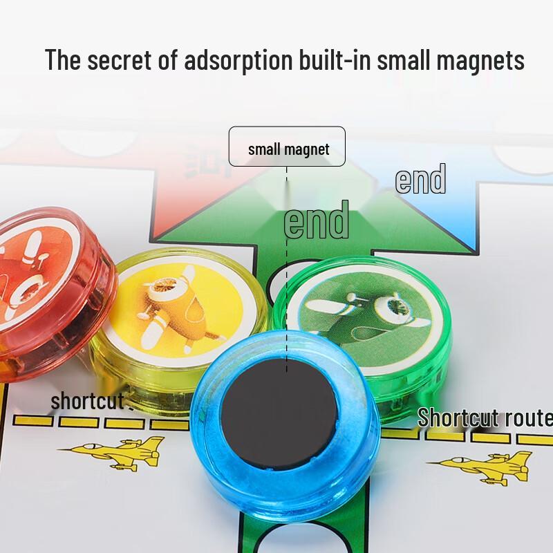 COODORA Магнитная складная доска для игры в летающие шахматы для детей