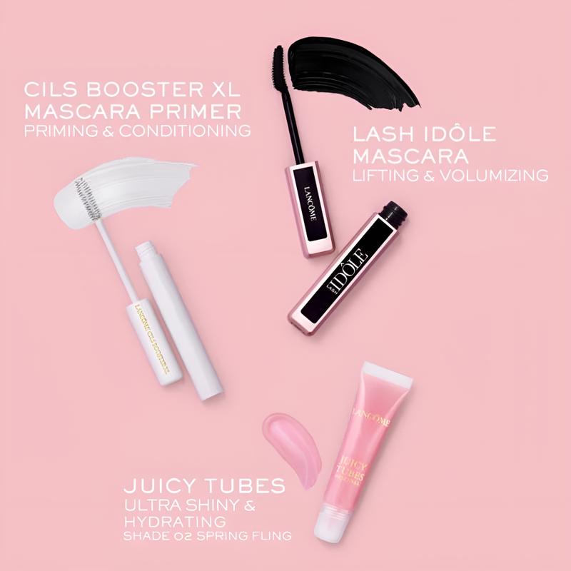 LANCÔME Праздничная beauty-коробка Набор макияжа 2025 Рождественская коллекция Естественный тон Десятипредметный набор Подарок на день рождения