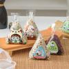 50/100Pcs Lovely Cartoon Triangle Rice Ball Packing Bag Seaweed Onigiri Sushi Bento Making Mold Bento Accessories Sushi Bags