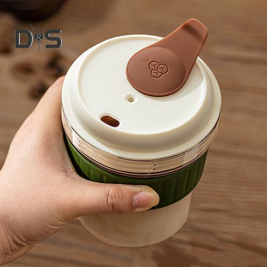 Портативная кофеварка для холодного заваривания с 3 штабелируемыми лотками для льда Бутылка-заварник из тритана без бисфенола А для холодного чая/холодного заваривания Термостойкая дорожная кружка для спортзала