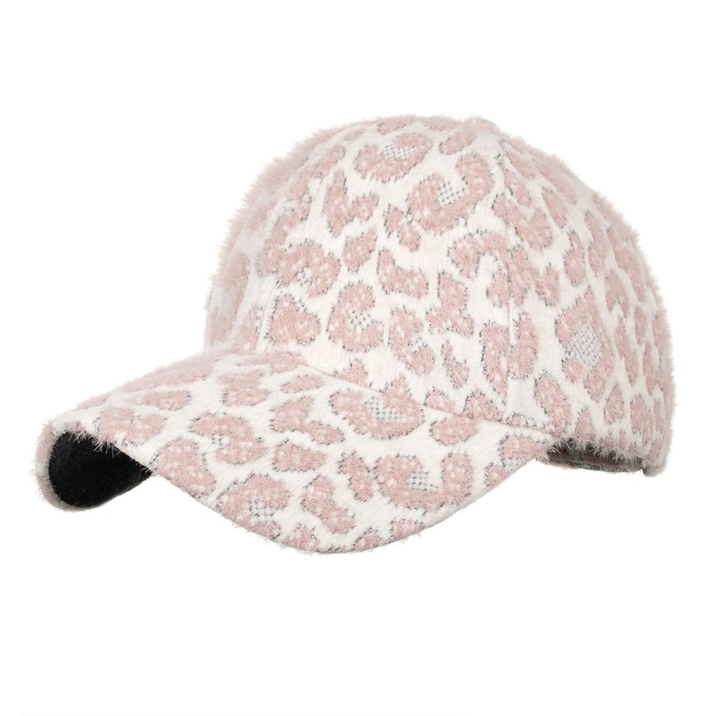Autumn and Winter New Leopard Print Baseball Cap Cap Sun Cap
