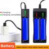 18650 Battery Charger 1/2 Slots Dual 18650 Rechargeable Lithium Battery Charger Compatible Multiple Batteries