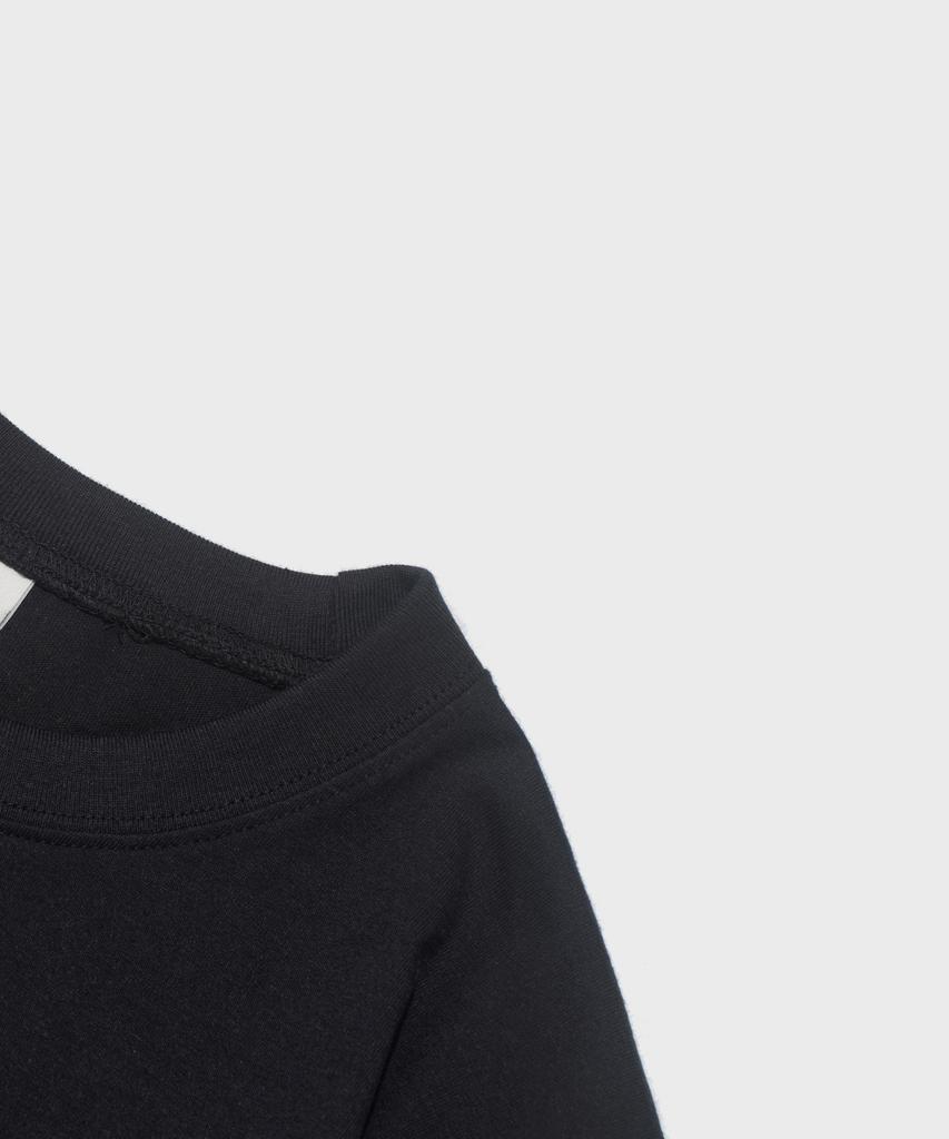 CARGOBROS FOR WOMAN Lettering Layered Long Sleeve (Charcoal)