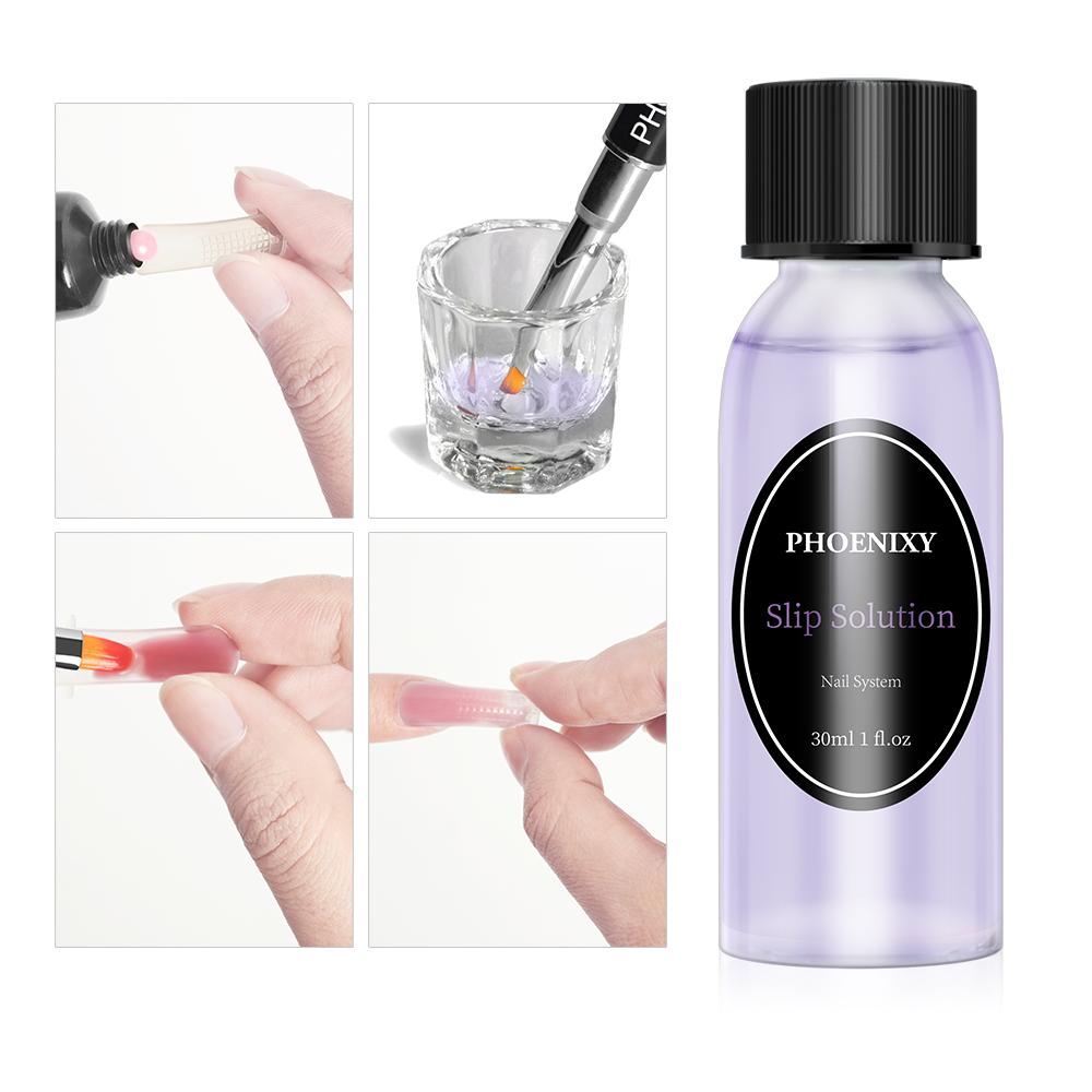 PHOENIXY 30 мл гель для ногтей, жидкий раствор для скольжения, полигель для наращивания ногтей, разглаживающий акрил