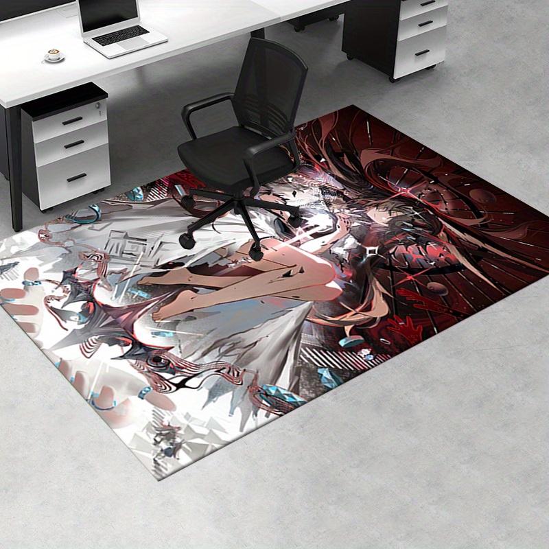 1 шт. Фэнтези, Эфирный, Arknights Коврик для офиса Мягкий полиэстер Коврик для прихожей Моющийся Нескользящий Машин