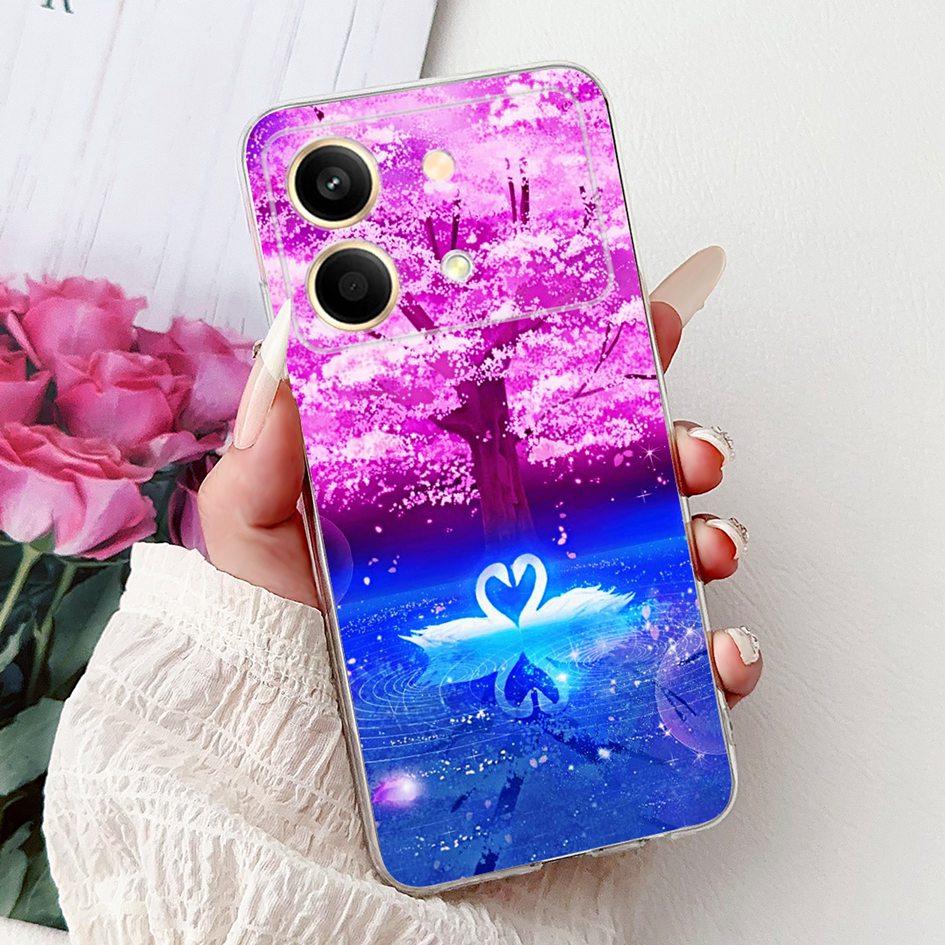 Для Xiaomi Poco X6 Pro 5G Чехол Новый Крутой Мультяшный Дракон Мягкий Силикон Тонкие Чехлы для Телефона Для Xiaomi Poco X6 Neo Чехол PocoX6 Корпуса