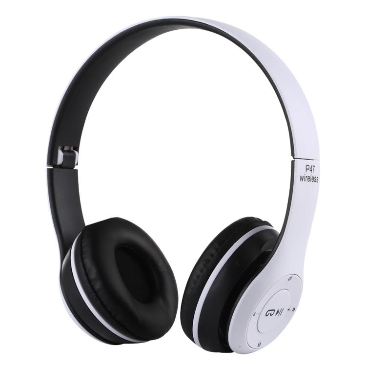 Складные беспроводные Bluetooth-наушники P47 с аудиоразъемом 3,5 мм, поддержка MP3 / звонков