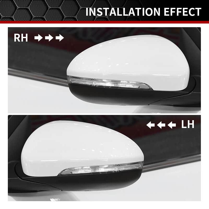 87614-D7000 87624-D7000 Car Outside Rearview Mirror LED Turn Signal Light Repeater Indicator Lamp for Hyundai Tucson