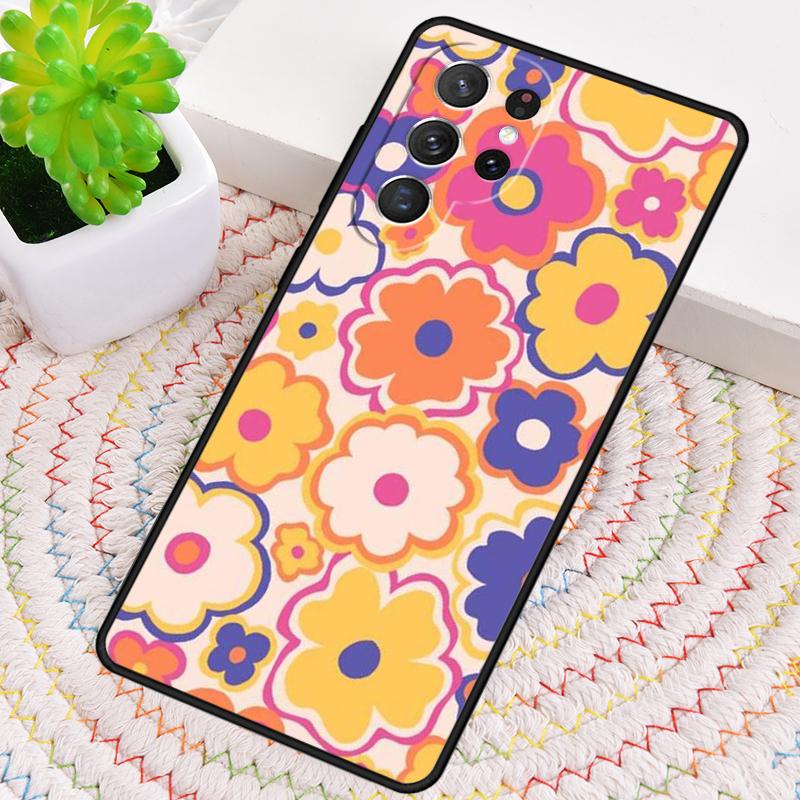 Крутой винтажный чехол в стиле 70-х для Samsung Galaxy note 10 pro S26 Ultra S23 S24 FE S25 S21 S22 PLUS ударопрочный чехол