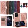 Флип-чехол-кошелек для Samsung Galaxy A57 A37 A56 A36 A26 A55 A35 A54 A34 A25 A24 A23 4G 5G Кожаная обложка с тиснением Мандала
