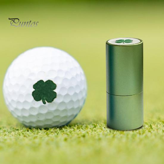 Golf Ball Stamp Waterproof Quick Drying Golf Ball Marker Tool Portable Ball Identification Metal Stamper Golf Accessories Golfer Gift