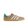 X Adidas Gazelle Sneakers Beige Ebony Gg Supreme Canvas