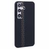 For Samsung Galaxy S25 Case Compatible with MagSafe Carbon Fiber Texture Water Transfer PC Phone Cover