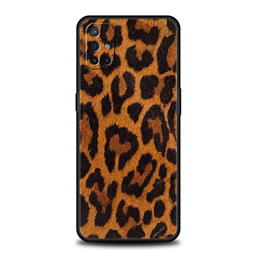 Модный Чехол для Телефона с Принтом Тигра Леопарда и Цветами для OnePlus 10 9 Pro 9T 10R 9R 9RT 8T 8 7 7T Nord 2T CE 2 5G N200 N10 N100