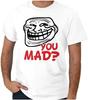 Футболка с принтом Troll Face You Mad Trollface Meme для мужчин и женщин S-5XL