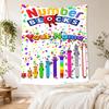 Numberblocks Customize Text Tapestry Decorative Wall Tapestry Vibrant Fade-Resistant Print Great for Living Room Decor Ideal for All Seasons