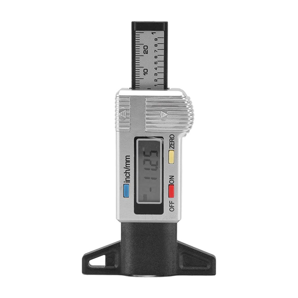 Измеритель глубины протектора шин, большой цифровой дисплей, точный прибор для проверки протектора для грузовика, автомобиля, мотоцикла