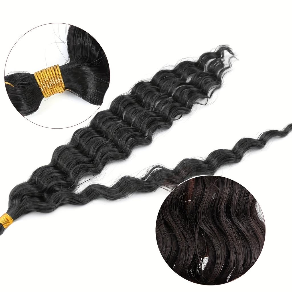 LISI HAIR Synthetic Long Curly Wavy Croche Hair Ocean Wave Deep Wave Crochet Heat-resistant Fiber Crochet Hair For Women