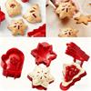 Christmas Cookie Pie Molds Plastic Cutters for Tree Snowflake Mittens Designs Mini
