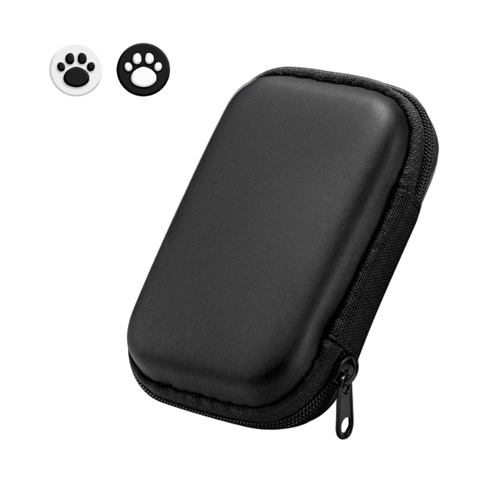 EVA Hard Carrying Case Shockproof with 2 Joystick Caps Hardshell Case Anti-scratch Protection Bag Waterproof for Miyoo Mini Plus