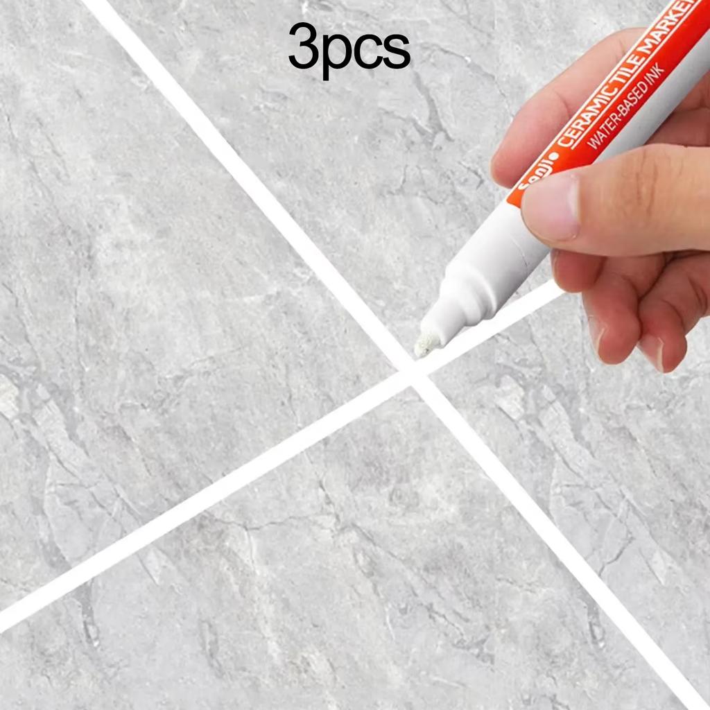 3 шт.-Водонепроницаемый маркер Ручка для ремонта швов стен Плитка Затирка Маркеры Ручки Пол Ванная комната Дезактивация Кисть Инструменты