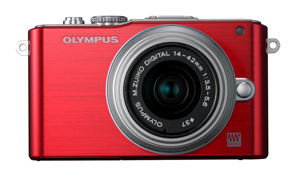 OLYMPUS Зеркальная однообъективная камера PEN Lite Комплект объективов Красный LKIT RED E-PL3 E-PL3