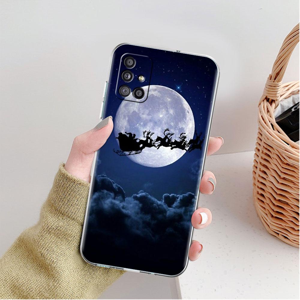 Прозрачный чехол для Samsung Galaxy A52 A12 A51 A32 A21s A71 A32 A22 50 A70 A31 A72 5G, чехол для телефона, зимний жесткий жесткий чехол в Нью-Йорке