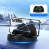 Dashboard Car Phone Mount 360° Rotation Head-Up Holder Stable Anti-Slip Rubber Universal with Luminous Number Plate for Phones