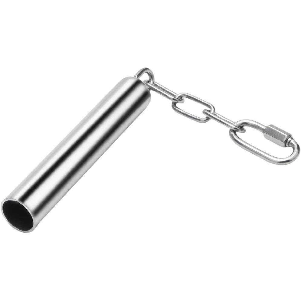 Stainless Steel Bell Toy Bird Cage Hanging Bite Toy for Parrot Parakeet Budgie Cockatiel Conure African Greys (2 PCS-L)