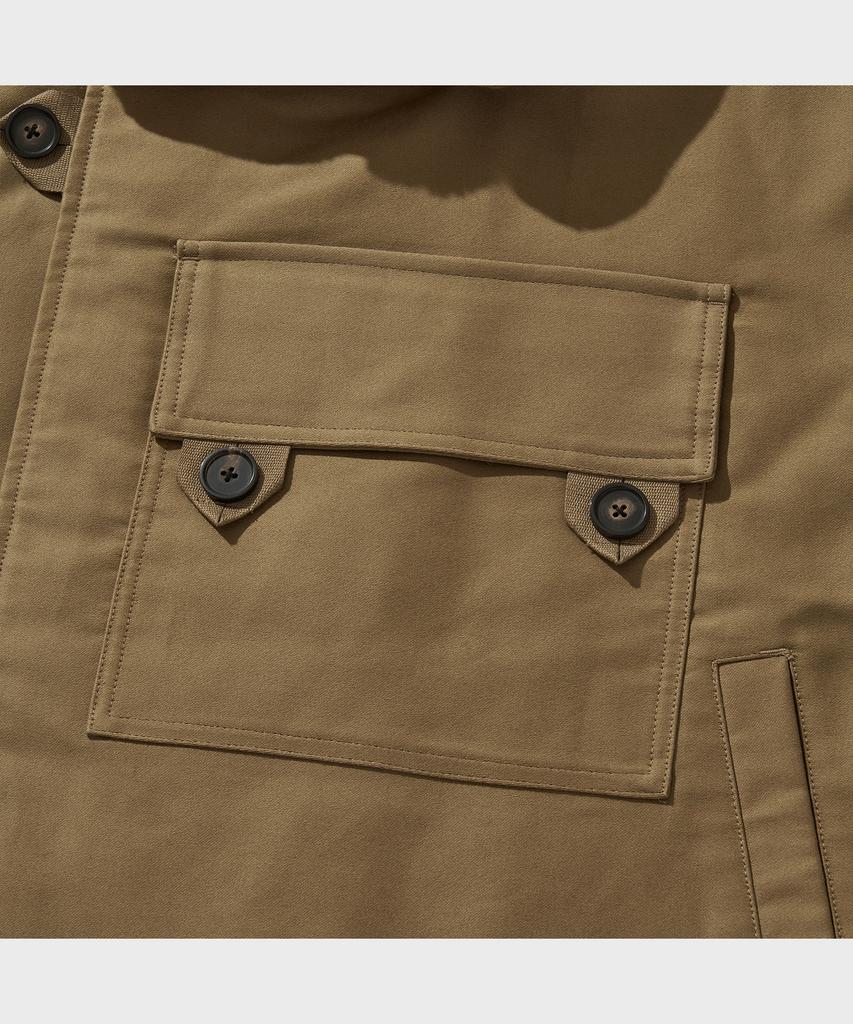 Vdr Heavy Moleskin Motorcycle Fur Jacket [Sand]