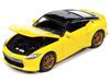 Auto World 1/64 Nissan Z 2023 Thunder Yellow Fairlady Z Miniature Car