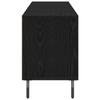 TV Stand in Black Oak Look 150 x 30 x 44.5 cm