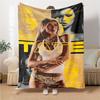 1Pc Bold Fashion Statement Blanket Soft Throw Blanket For Home Bedroom Bed Sofa Travel Office Solid Christmas Blanket