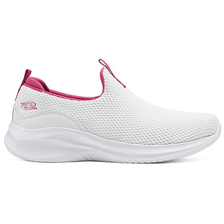 Skechers Bobs Sport Удобные Легкие Низкие Повседневные Кроссовки Женские Белые 117572-WHT