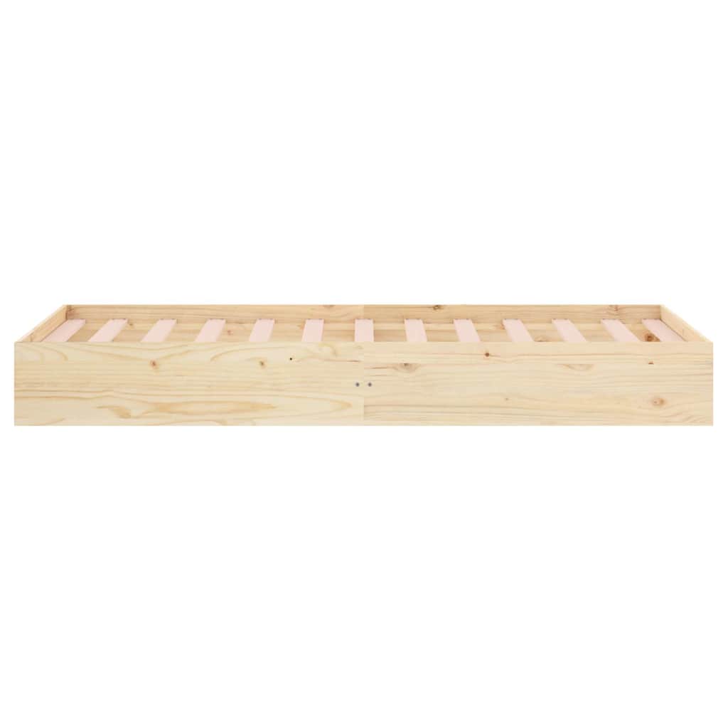 vidaXL Massivholzbett 90x190 cm