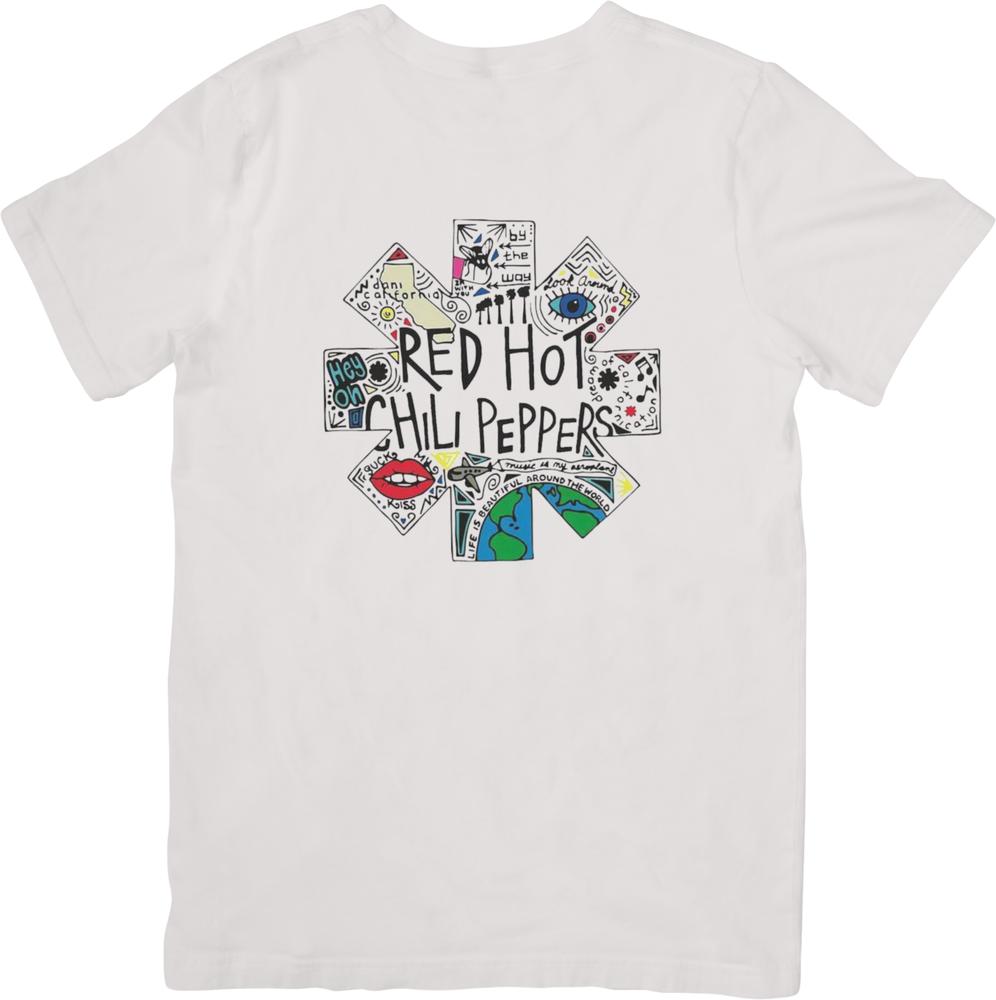 Red hot chilli peppers Vintage Retro Fit for Unisex women Quality Cotton TShirts
