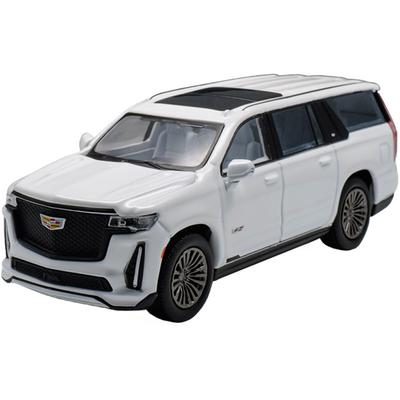 1/64 Cadillac Escalade Внедорожник Сплав Модель автомобиля Литой металл Мини-транспортные средства Модель автомобиля Симуляция Миниатюрный масштаб Детская игрушка Подарок Украшение