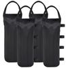 1/4Pcs Black Garden Gazebo Foot Leg with Handle Party Tent Set Durable Tent Sandbag Outdoor