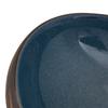 Countertop Wash Basin Brown and Blue Oval 59x40x15 cm Ceramic