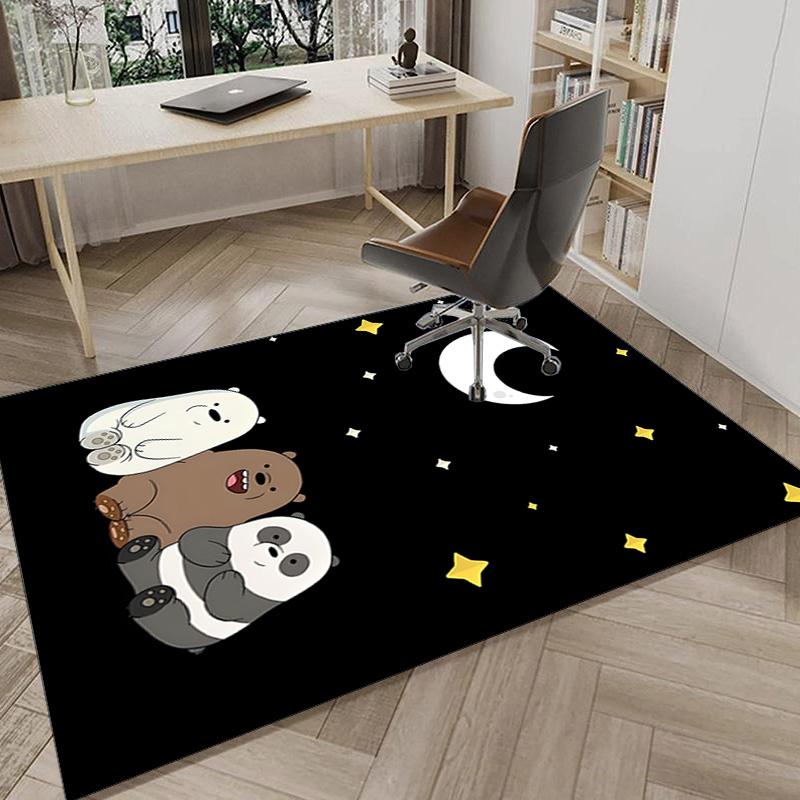 Nightly Friends bears Adventure Carpet, Chair Rug,Rug for Office Bedroom living rooms, Doormat decor Fan Gift Christmas Gift