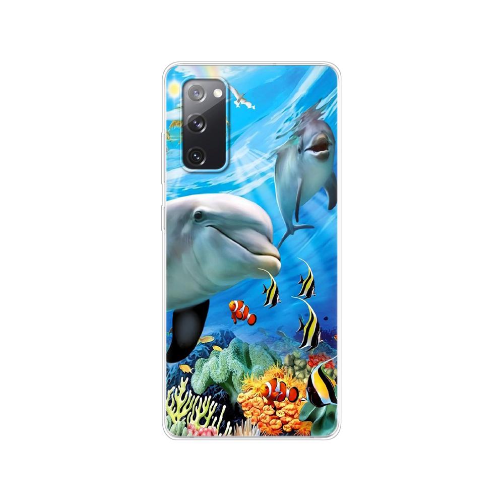 Чехол для Samsung Galaxy S20 FE 6,5 "Мягкий силиконовый чехол из ТПУ на заднюю панель телефона для Samsung S20 fe, бампер GalaxyS20 FE S20FE, принципиально чехол
