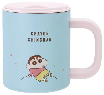 Кружка из нержавеющей стали Skater Crayon с вакуумной двойной стенкой 330 мл Shin-chan STMG4N-A Крышка, Изолированная, Двухстенная,