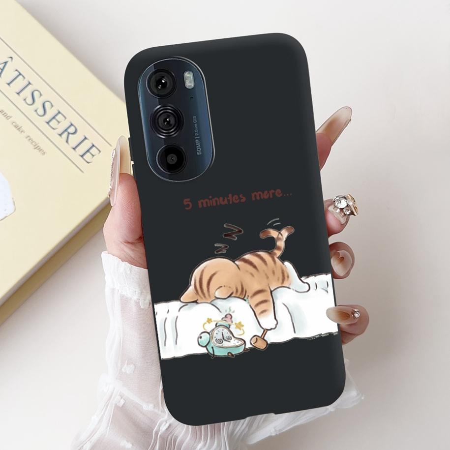 Чехол для Motorola Edge 30 Pro XT2201-1 Чехол Милый Панда Бантик Силиконовый Ударопрочный Чехол Для Moto Edge Plus 2022 Edge30 Funda