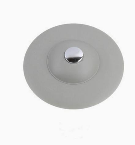 Kitchen Sink Stopper for Bathroom Sink, Gray